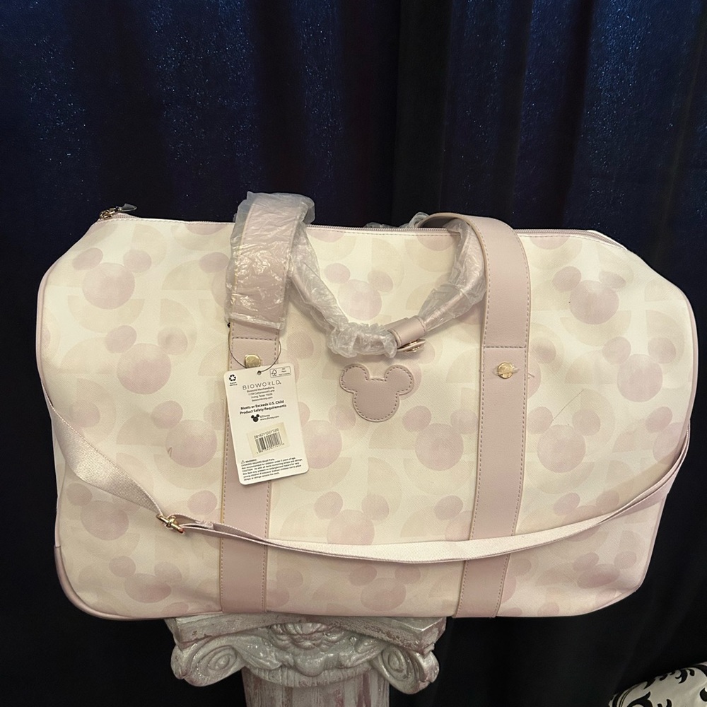 Disney Pastel Pink Travel Bag for Women